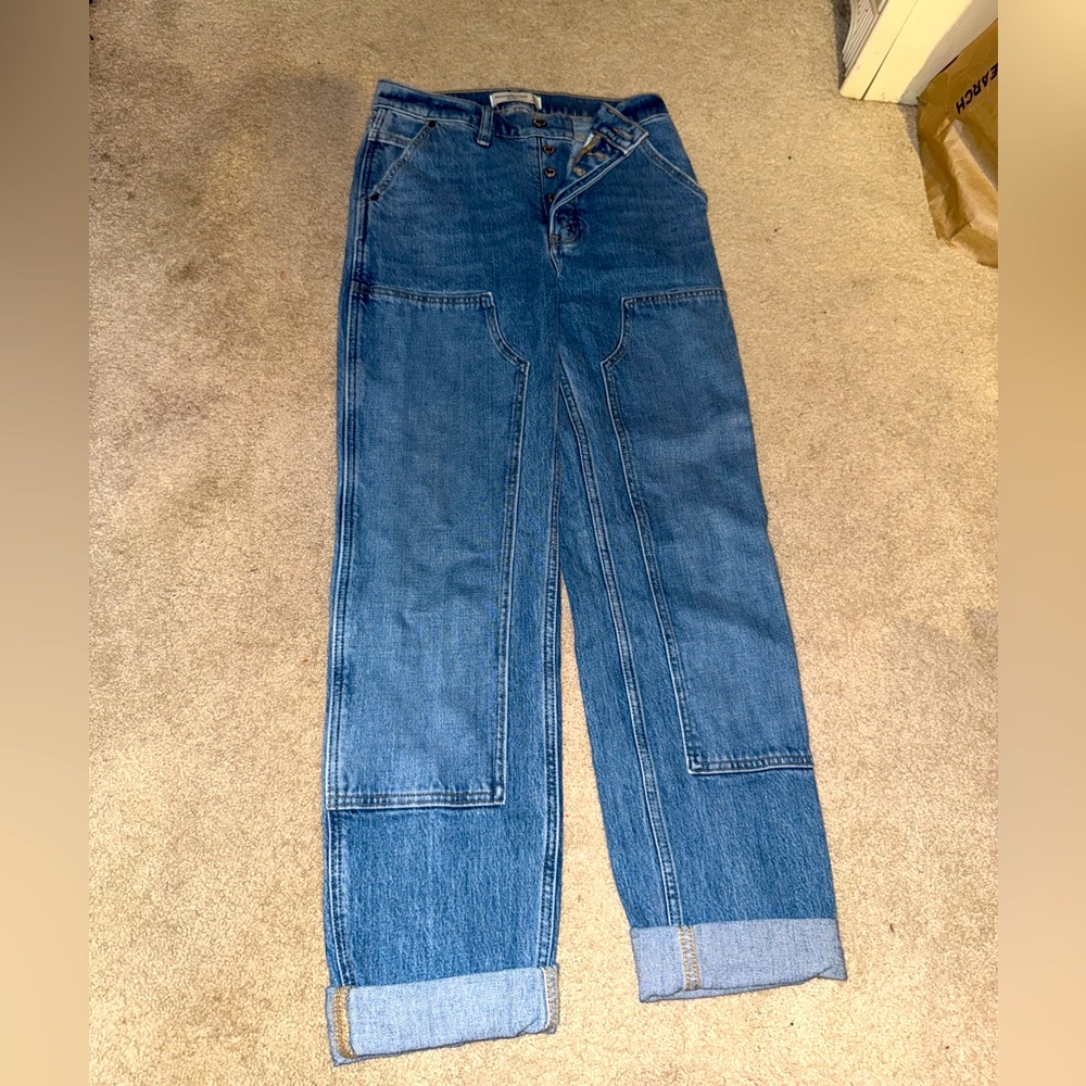 Abercrombie and fitch double knee jeans